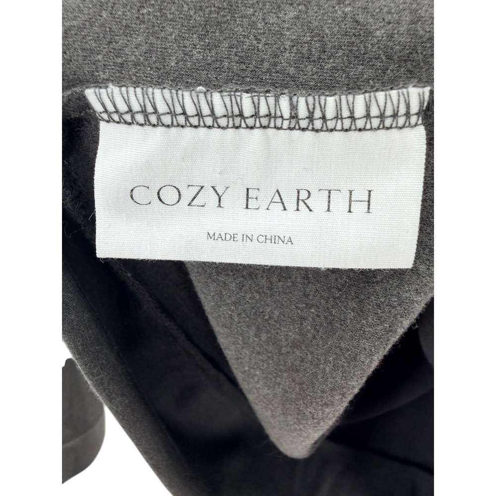 Cozy Earth Hoodie Small Gray Brushed Bamboo Ultra Soft Breathable Pullover - Picture 4 of 6